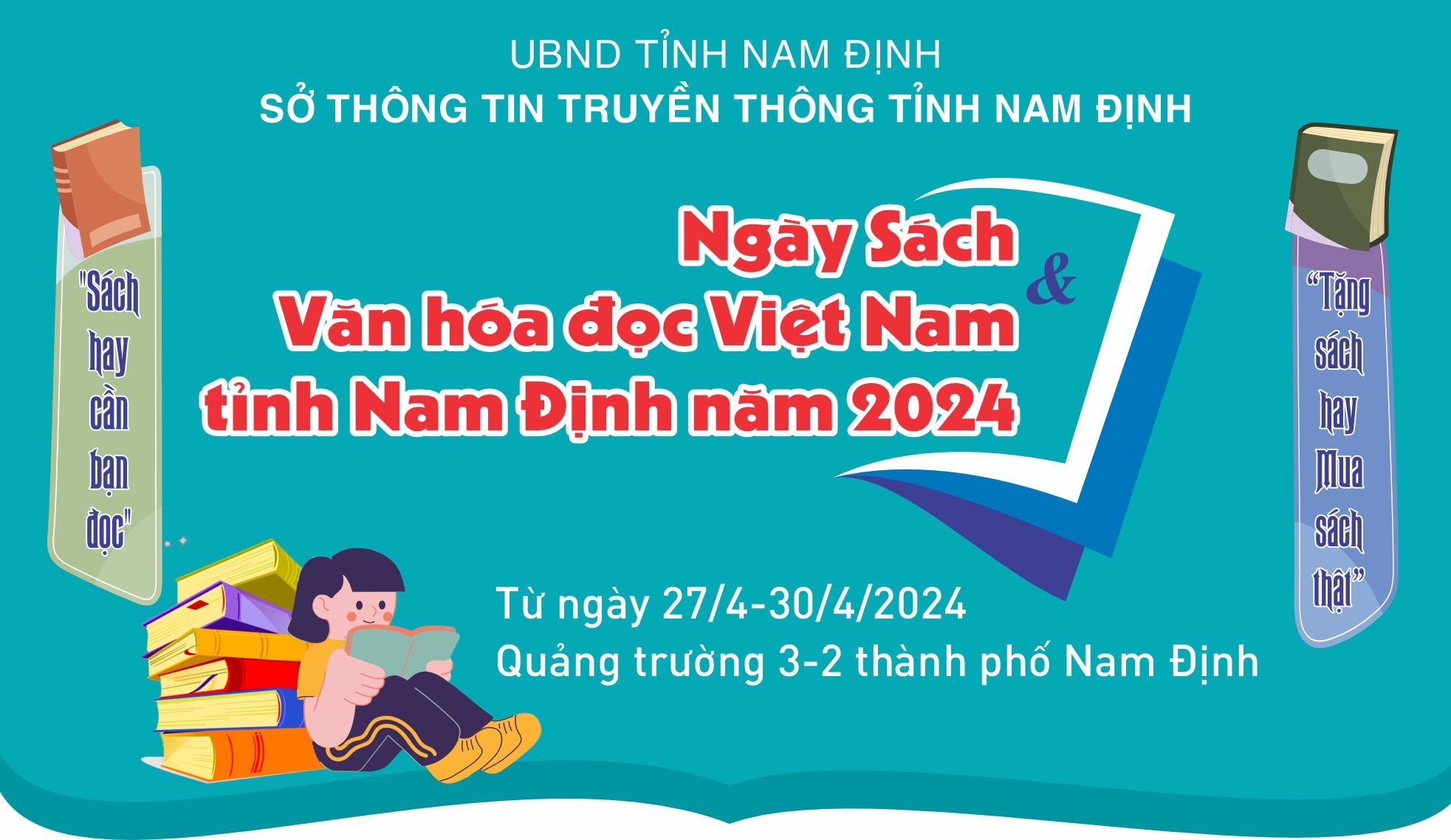 Kế hoạch tổ chức Ngày Sách và Văn hóa đọc Việt Nam tỉnh Nam Định năm 2024